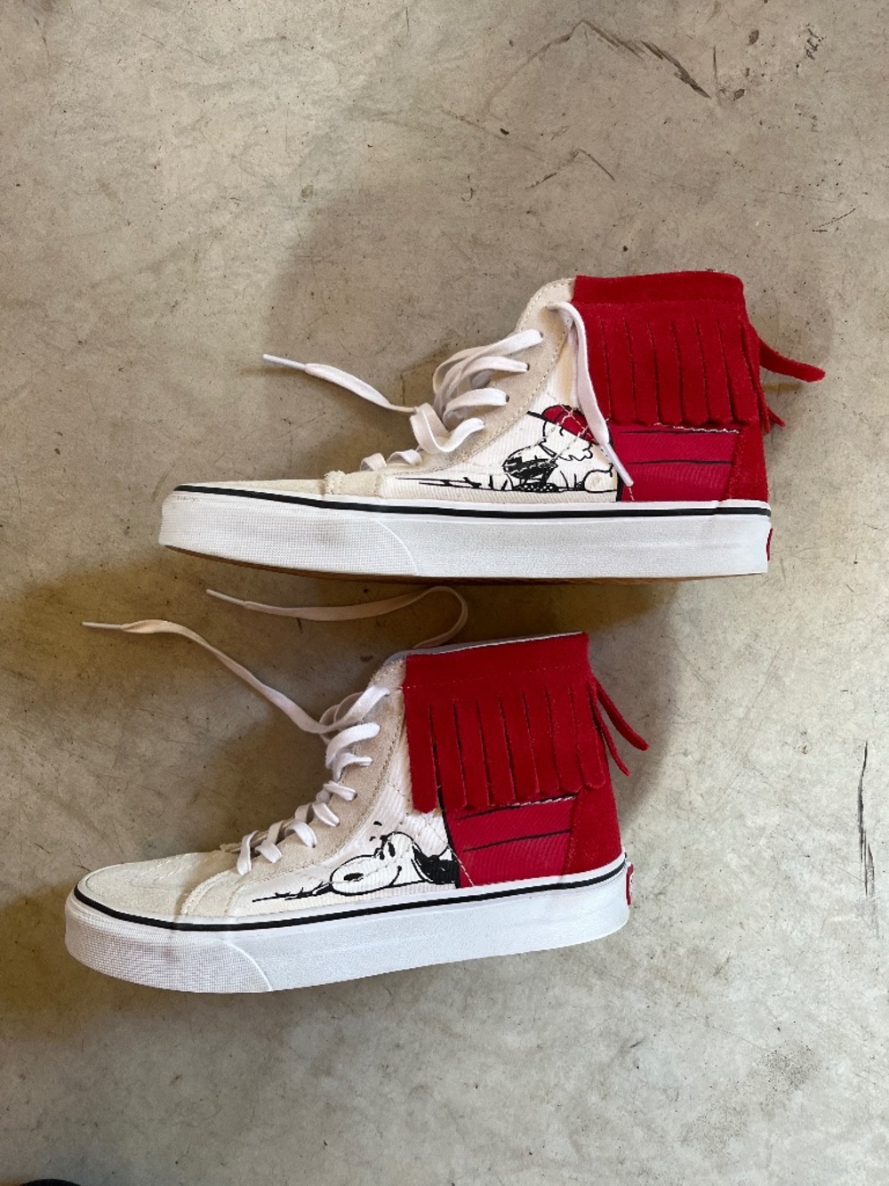 Peanuts snoopy hi-top vans w 7.5 m 6